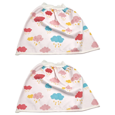 日本竹纖維隔尿褲隔尿裙 防水學習褲, 繽紛雲朵裙, 2件