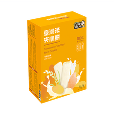 阿久師 臺灣米夾心餅 牛奶口味, 77g, 1盒