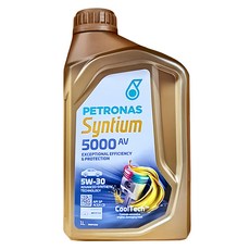 PETRONAS SYNTIUM 5000 AV 合成機油 5W/30 1L, 1瓶