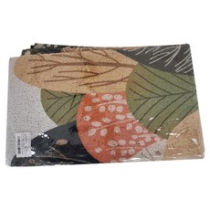 玄關絲圈地墊, 聚酯纖維絲圈材質, 中國產, 加大(120 x 100cm), 山丘綠影