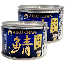 AIKO CHAN 伊藤食品 無鹽水煮鯖魚罐, 2罐, 150g