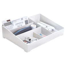 litem. 里特 一目了然桌上收納盒, 象牙白, 1個