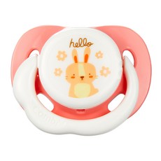 Combi 康貝 Day系列 安撫奶嘴, 0-3個月, 粉色兔子, 1個