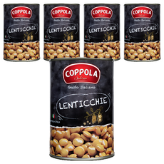 COPPOLA 柯波拉 義大利扁豆罐頭, 400g, 5罐