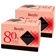 Beryl's 80%可可含量黑巧克力 60G, 2盒