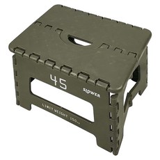 SLOWER Tabac 戶外折疊矮凳，限重150kg, 霧綠色, 1個