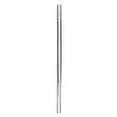 CHIFUN SENHUO 祈樂森活 316L不鏽鋼全方筷 24cm 22g, 5雙筷子, 魚紋款, 1組