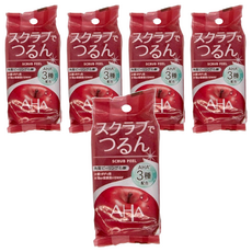 BCL AHA 柔膚潔面皂 磨砂 3種配合, 100g, 5包