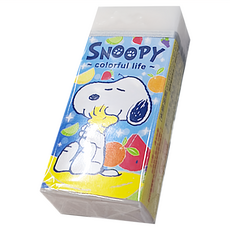 PEANUTS 史努比 SNOOPY 繽紛系列 製圖橡擦 SCER20-1, 水果, 1組