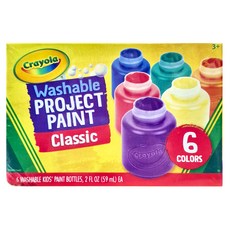 Crayola 繪兒樂 可水洗兒童顏料, 59ml, 6色