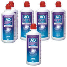Alcon 愛爾康 AO耶歐雙氧隱型眼鏡保養液, 360ml, 6瓶