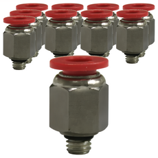 SPC 6-M5 省力快速接頭 鋼、塑膠材質, 10個