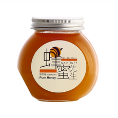 Mr.HONEY 蜂蜜先生 野花蜜 嚴選嘉義 特殊自然風味 獨特微酸口感和濃郁花草香, 240g, 1罐