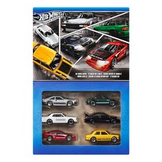 Hot WHeeLs 風火輪 日本主題系列 汽車玩具6件組, 顏色隨機, 1盒