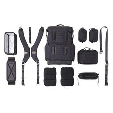 DR.WILDS 荒野醫生 自組穿梭後背包 簡配組 戰術黑, 45 x 26 x 15 cm