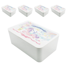 收納王妃 三麗鷗 濕紙巾盒, 大耳狗城堡, 5個