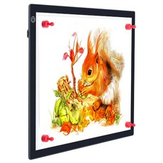 LED無極調光專業透寫描圖繪圖板/拷貝板 A4款 35 x 25cm 保護眼睛 方便攜帶