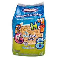 HELIOS Pasta 英文字母數字造型義大利麵, 500g, 1袋