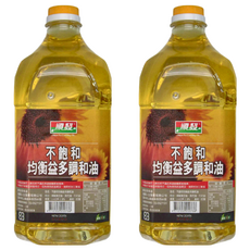 順發油品 不飽和均衡益多調合油, 2.6L, 2瓶