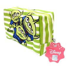 收納王妃 迪士尼麻布大容量化妝包 20 x 13 x 8cm, 三眼, 1個