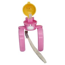 Skater 寶特瓶握把吸管 粉色, 1個, 1組