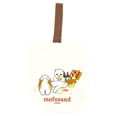 Mofusand貓福珊迪 飲料提袋 帆布尼龍材質 尺寸38x21x10cm, 野餐, 1個
