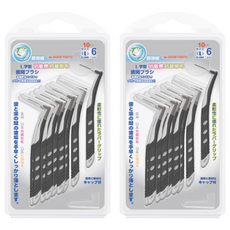 Mr.GOOD TOOTH 固特齒 L型牙間刷 Set 6(L)-1.5mm 人體工學設計 柔軟刷毛 彈性刷柄, 10入, 2盒