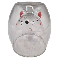 GOODGLAS 好玻 鼠鼠雙層玻璃杯 230ml 耐熱120°C, 1個