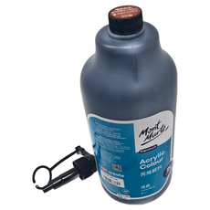 Mont Marte 蒙瑪特 壓克力畫室顏料 無毒壓克力顏料 送鴨嘴噴杆, 2L, 1色