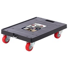 KEYWAY 聯府 物流箱平板拖車, 黑色 + 紅色 + 銀色, 1個