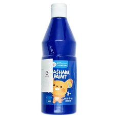 Jar Melo 原創美玩兒童顏料, 藍色, 水洗顏料, 3+, 500ml, 1色