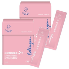 So Lucky 珍欣運 神經醯安膠原 Set 提升光澤水感 含日本專利玄米萃取物, 14包, 2g, 2盒