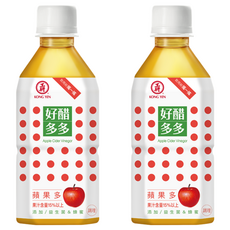 工研 好醋多多 蘋果多 含15%以上果汁 添加益生菌和蜂蜜, 350ml, 2瓶