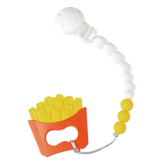Sweet Lil' Monster 怪獸寶貝 薯條寶寶固齒器 1組 - 食品級矽膠，舒緩長牙不適, 串珠及固齒器, 薯條