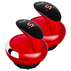 CONCERN 康生健康科技 筋鬆樂無線拔罐刮痧儀 第三代無線智慧款, 紅色, 2個