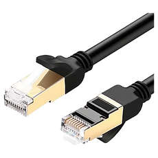 UGREEN 綠聯 CAT7 網路線 FTP版, 1.5m, 黑色, 1條