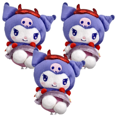 Sanrio 三麗鷗 造型玩偶吊飾, 酷洛米惡魔, 3個