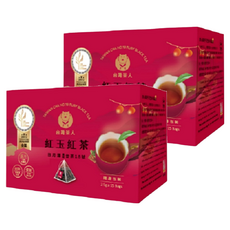 台灣茶人 100%金葉金獎台灣茶 日月潭紅玉紅茶, 2.5g, 15包, 2盒