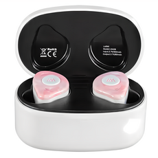 LARMi 樂米 無線藍芽音樂耳機 水染工藝 8mm驅動單元, LMA08, 櫻花粉