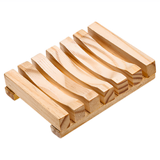 AHOYE 木質瀝水肥皂架/浴室收納/肥皂盤/衛浴收納架/肥皂盒, 1個, 單一顏色