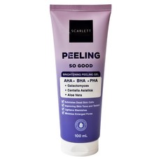 SCARLETT 亮白去角質凝膠 AHA + BHA + PHA, 100ml, 1條