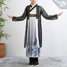 Kori Deer 可莉鹿 男童女童萬聖節 舒適透氣 節慶角色扮演服裝, 1入, 江湖俠客古裝漢服, 140cm