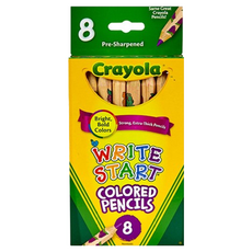 Crayola 繪兒樂 彩色鉛筆幼兒專用, 8色, 1盒