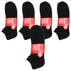 B.V.D. 氣墊男踝襪 加厚款, 顏色隨機, 25-28cm