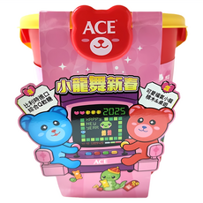 ACE 小龍舞新春軟糖禮盒 字母Q軟糖 水果Q軟糖 附積木小桌遊, 260g, 1盒
