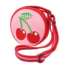 dabbawalla 瓦拉包 萌萌爆表小圓包 輕量隔層防潑水, 櫻桃, 18 x 18 x 6cm