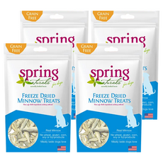 spring 曙光 全齡犬 無穀凍乾生食點心, 米諾魚, 低鹽耐水, 高吸收, 無添加, 28g, 4包