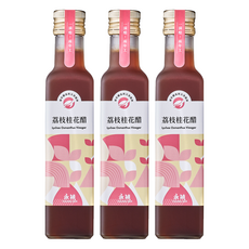YOUNG ZEN 永禎 濃醇醋 荔枝桂花醋 250ml, 3瓶