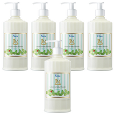 F'ees 嬰兒爽身乳液 經典香, 300ml, 5瓶