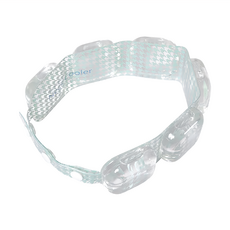 BLUEFEEL 涼感頸圈 加寬, 100% 純正 PCM, 含量高達 99.5%, 18°C以下自然冷卻, 585 x 56 x 17mm, 薄荷藍, 1個